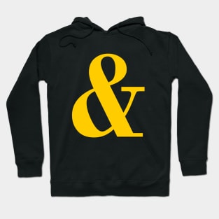 Yellow Ampersand Hoodie